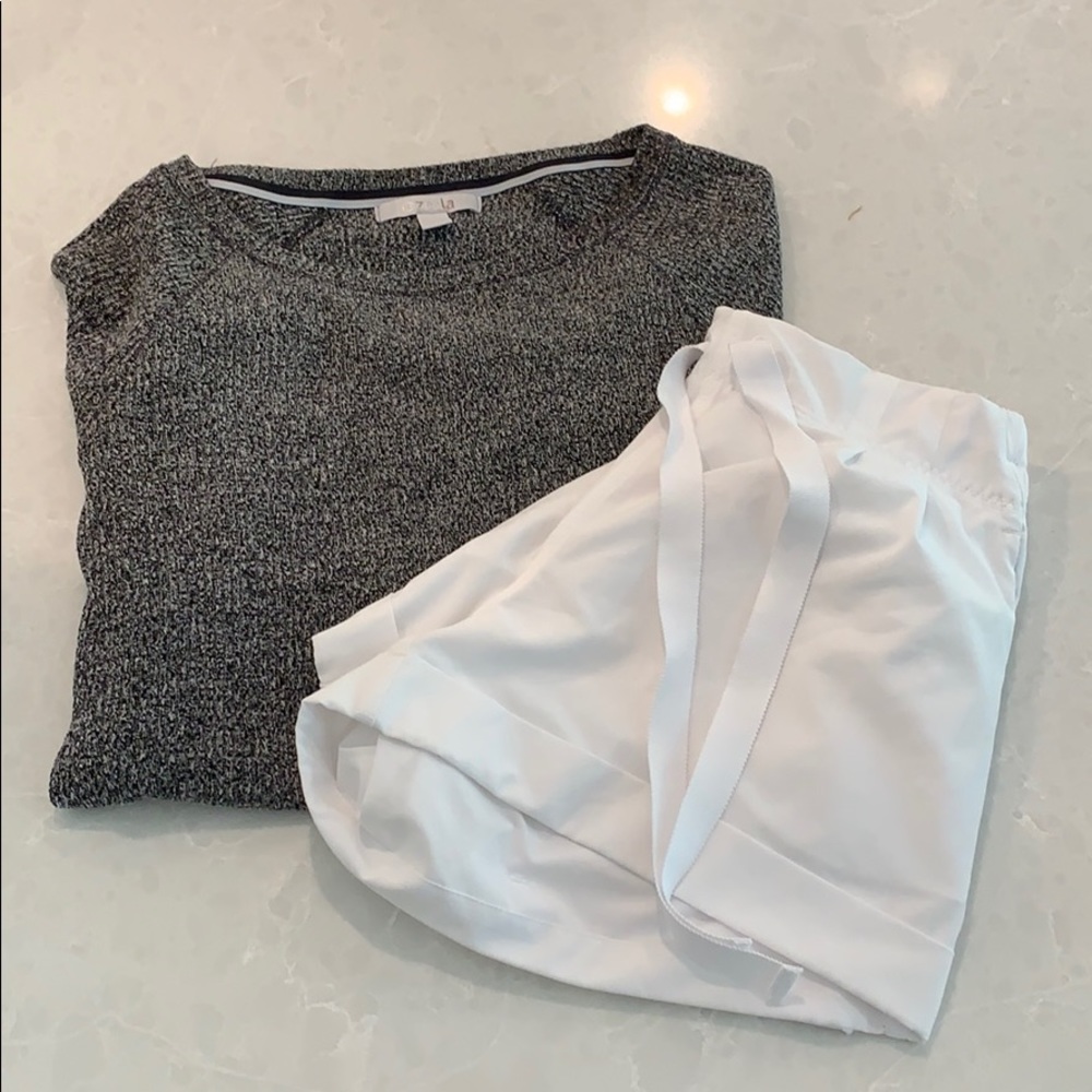 Grey comfortable zella long sleeve